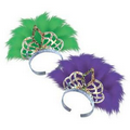 Mardi Gras Feathered Tiaras